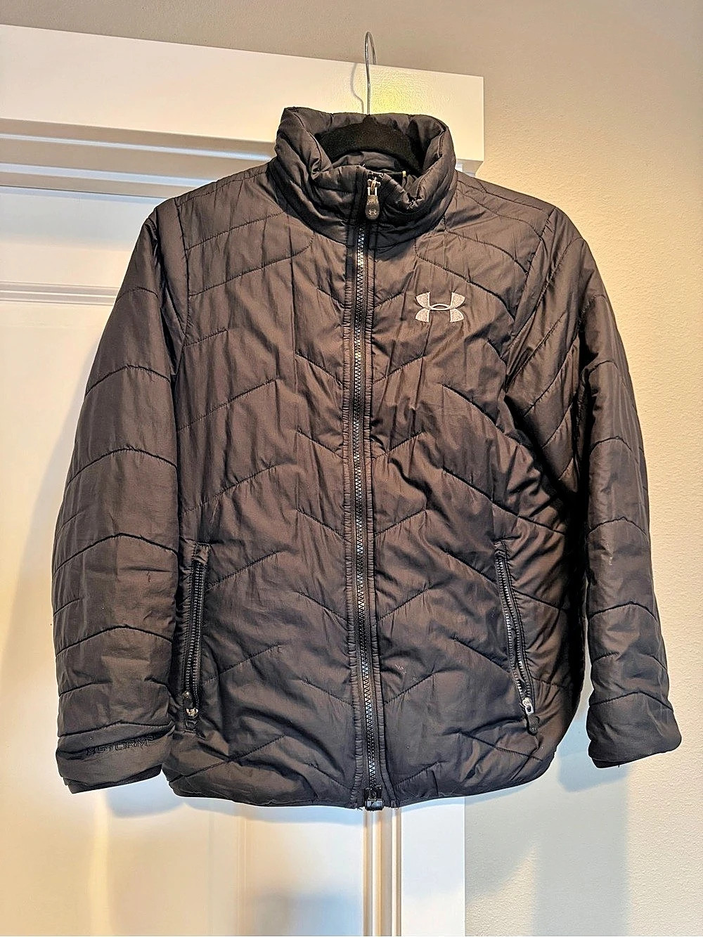 Under Armour UA Storm2 Puffer Jacket Black Boy’s Medium